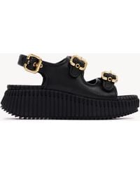 Chloé - Nama Wedge Sandal - Lyst