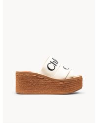 Chloé Wedge sandals for Women - Up to 64% off | Lyst