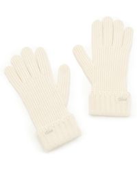 Chloé - Ribbed Knit Gloves - Lyst