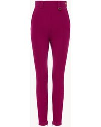 Chloé - Fitted High-Rise Trousers - Lyst