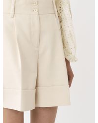 See By Chloé Cotton Knee-length Bermuda Shorts in Green - Save 5 