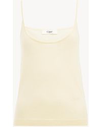Chloé - Thin-Strap Tank Top - Lyst