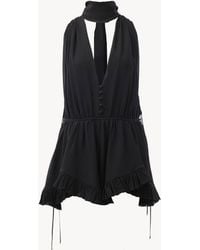 Chloé - V-Neck Jumpsuit - Lyst