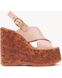Chloé - Maximeウェッジ サンダル - Lyst