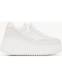Chloé - Nama Wedge Sneaker - Lyst
