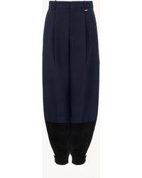 Chloé - High-Rise Barrel Pants - Lyst