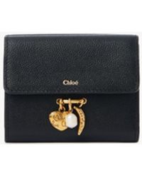 Chloé - Small Charms Tri-Fold Wallet - Lyst