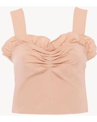 Chloé - Cropped Fitted Tank Top - Lyst