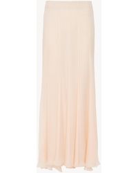 Chloé - Fluid Maxi Skirt - Lyst