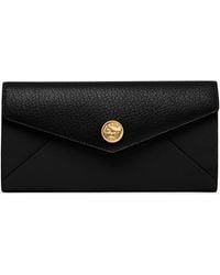 Chloé - Envelope Long Wallet With Flap In Grained Leather - Lyst