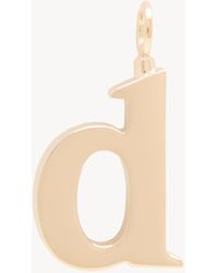 Chloé - Alphabet Letter D Charm - Lyst
