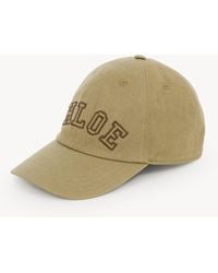 Chloé - Signature Cap Aus Baumwolle - Lyst