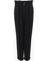 Chloé - High-Rise Wide-Leg Trousers - Lyst