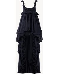 Chloé - High-Low Sleeveless Dress - Lyst