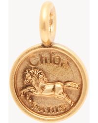 Chloé - Alphabet Coin Horse Charm - Lyst