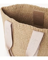 Chloé - Large Woody Basket In Fair-trade Paper - Lyst
