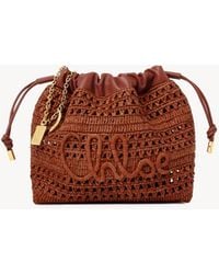 Chloé - Mini Summer Banana Drawstring Shoulder Bag - Lyst