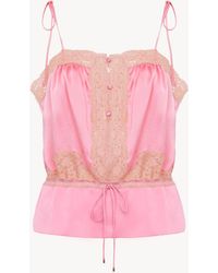 Chloé - Drawstring Camisole Top - Lyst