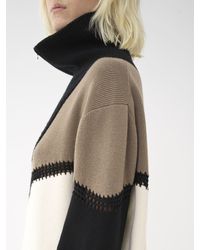 Chloé - Zip-collar Sweater - Lyst