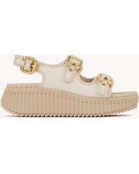 Chloé - Nama Wedge Sandal - Lyst