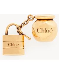 Chloé - Sphere Lock Dice Charm For Bracelet Bag - Lyst
