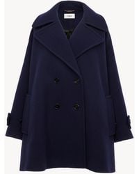 Chloé - Double-Breasted Wool Coat - Lyst