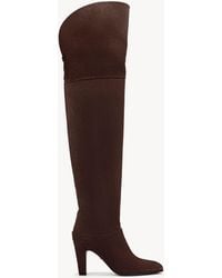 Chloé - Eve Thigh High Boot 100% Lambskin - Lyst