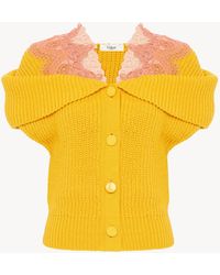 Chloé - Cape Cardigan - Lyst