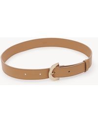 Chloé - C Belt 100% Calf-Skin Leather - Lyst