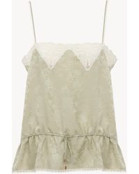 Chloé - Drawstring Camisole Top - Lyst