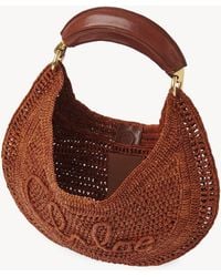Chloé - Sac hobo Summer Banana en raphia - Lyst