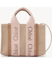 Chloé - Mini Woody Tote Bag - Lyst