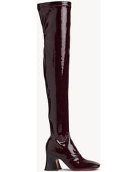 Chloé - Janis Overknee-Stiefel - Lyst