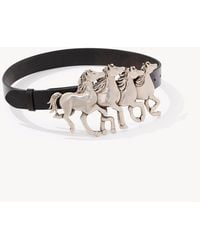 Chloé - The Running Horses Wide Belt - Lyst