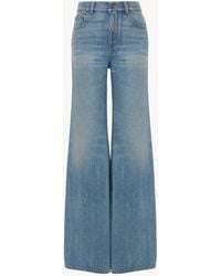 Chloé - High-Rise Wide-Leg Jeans - Lyst