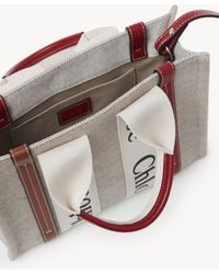 chloe woody tote with strap