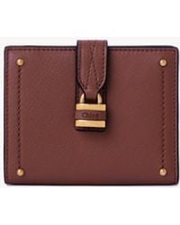 Chloé - グレインレザー製Paddingtonスクエアウォレット - Lyst