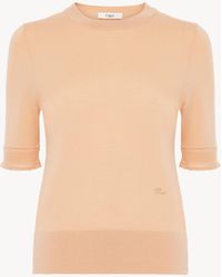 Chloé - Pullover A Maniche Corte - Lyst