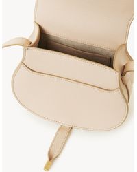 Chloé - Small Marcie Saddle Bag In Grained Leather - Lyst