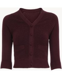 Chloé - Fitted V-Neck Cardigan - Lyst