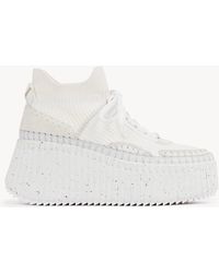 Chloé - Sneaker Con Zeppa Nama - Lyst