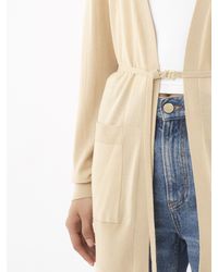 Chloé - Long Belted Cardigan - Lyst