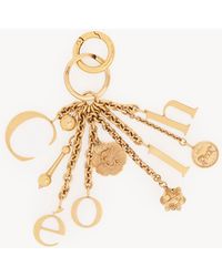 Chloé - Symbols Logo Key Ring Bag Charm - Lyst