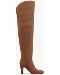 Chloé - Eve Thigh High Boot 100% Lambskin - Lyst