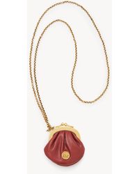 Chloé - Micro Horse Medal Coin Purse Necklace - Lyst