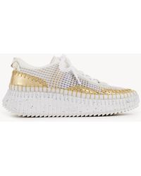 Chloé - Zapatillas De Deporte Nama Oro 90% Poliéster, 10% Poliuretano Termoplástico - Lyst