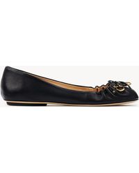 Chloé - Ballerine Charms Nero Taglia 100% Pelle Di Agnello - Lyst