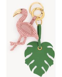 Chloé - Symbols Flamingo Key Ring Bag Charm - Lyst