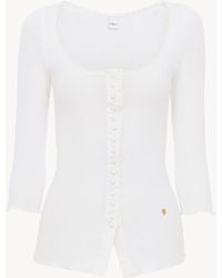 Chloé - Scoop-Neck Fitted Cardigan - Lyst