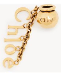 Chloé - Sphere Letters Dice Charm For Bracelet Bag - Lyst
